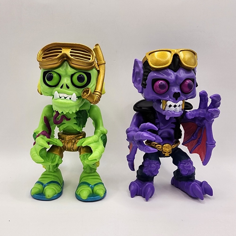 Treasure X Monster Gold Figures Lot - Count Blingula & Coldswamp Loose